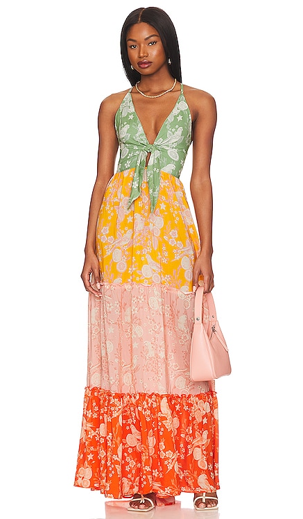 A VACATION KIKI PAISLEY ORANGE | gulatilaw.com