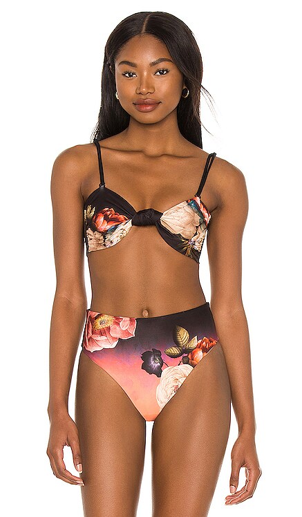 Lucille Shade Bikini Top Agua Bendita $110 NEW