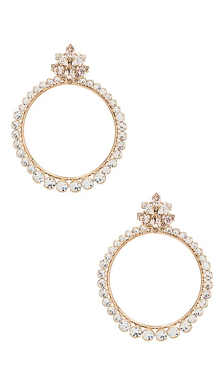 Crystal Hoop Earring Anton Heunis $152 
