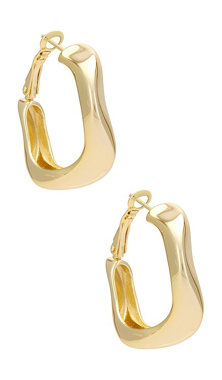 Wavey Hoops By Adina Eden