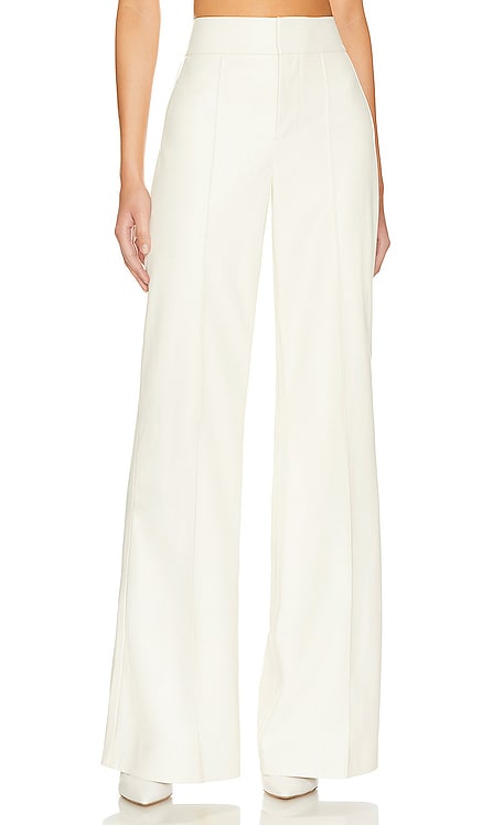 Dylan Faux Leather Pant Alice + Olivia