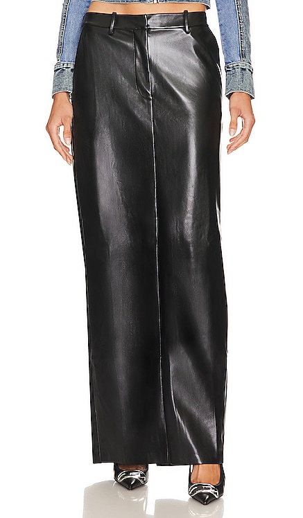 X Revolve Dossi Faux Leather Maxi Skirt Amanda Uprichard