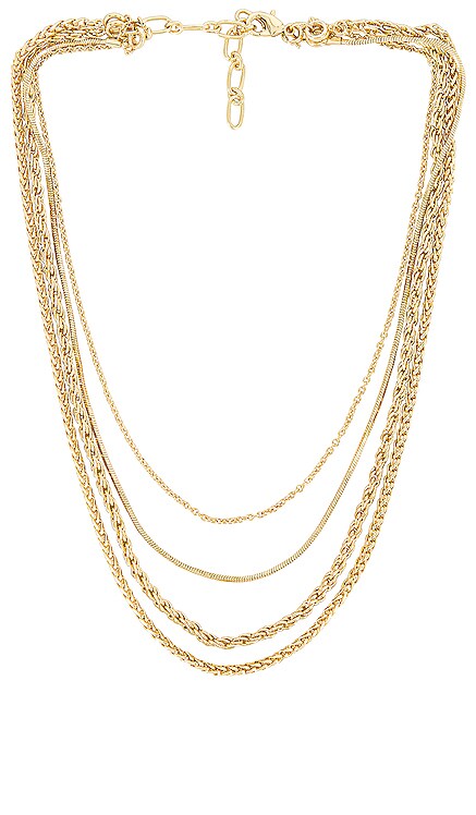 Layered Chain Necklace Amber Sceats $92 