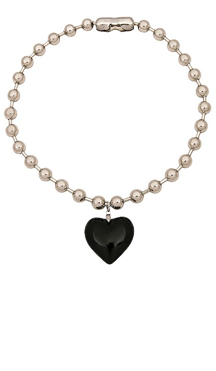 Oversized Heart Necklace Amber Sceats