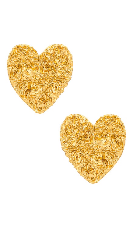 Sparkle Heart Earring Amber Sceats