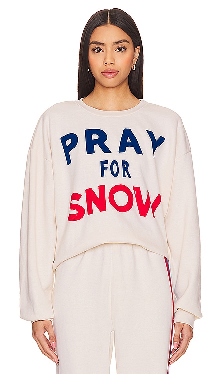 PRAY FOR SNOW スウェットシャツ Aviator Nation