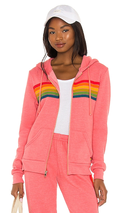 6 Stripe Zip Hoodie Aviator Nation Rp2.689.375,50 