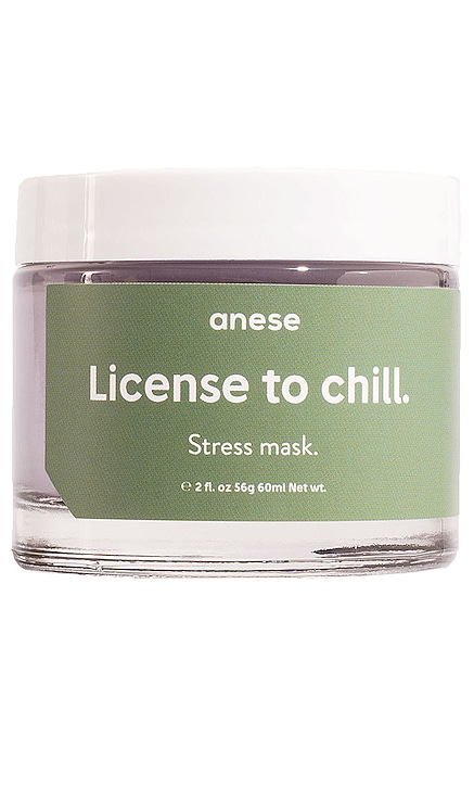 License to Chill The Stress Mask anese