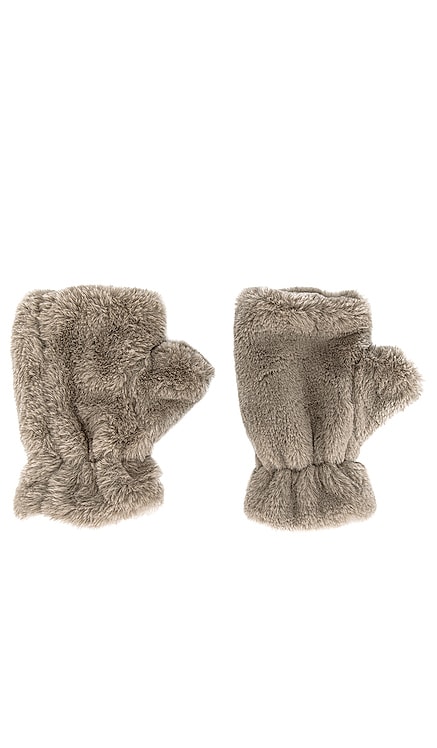 Ariel Faux Fur Mittens Apparis $50 