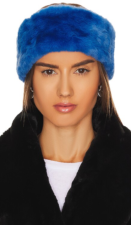Eleni Faux Fur Headband Apparis