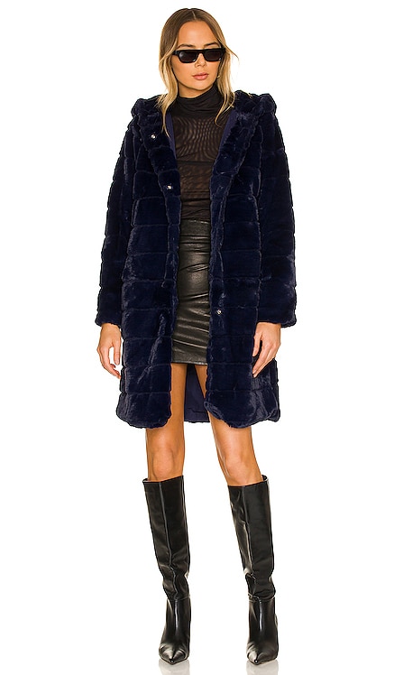 Celina 2.0 Faux Fur Coat Apparis $300 Sustainable