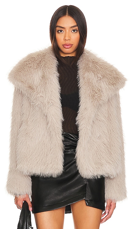 Lynx Faux Fur Coat ASTR the Label