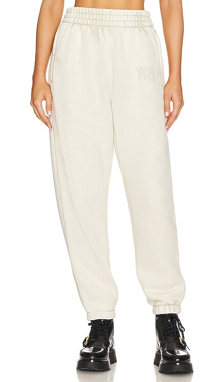 Essential Terry Classic Sweatpant Puff Paint Logo Alexander Wang