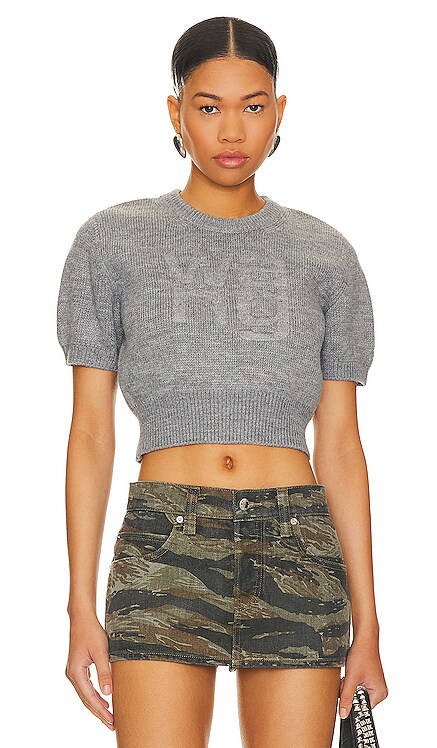 DEBOSSED STACKED LOGO 티셔츠 Alexander Wang