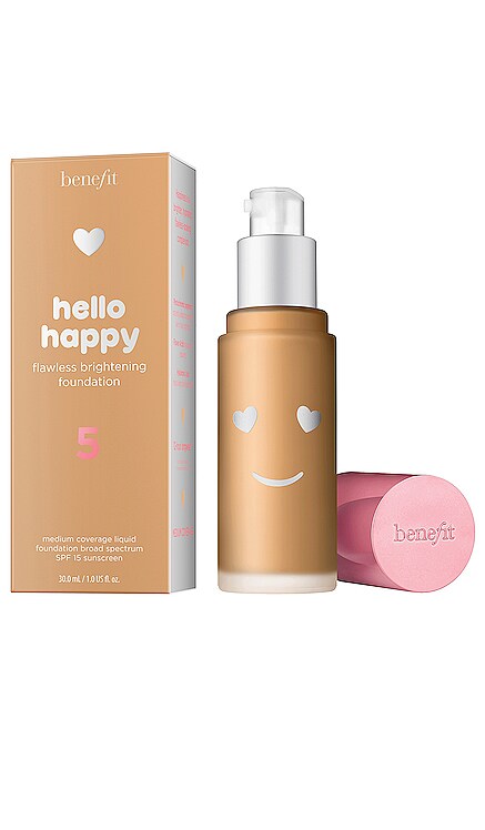 Hello Happy Flawless Brightening Liquid Foundation Benefit Cosmetics $30 