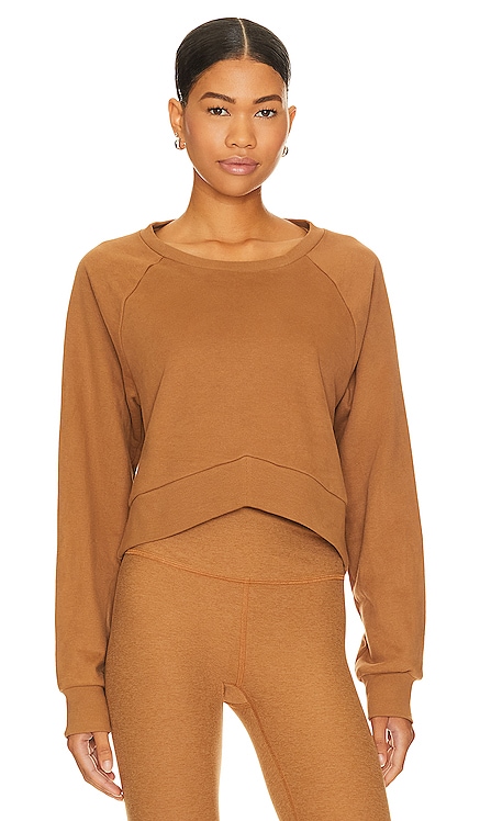 Uplift Cropped Pullover Sweatshirt Beyond Yoga
