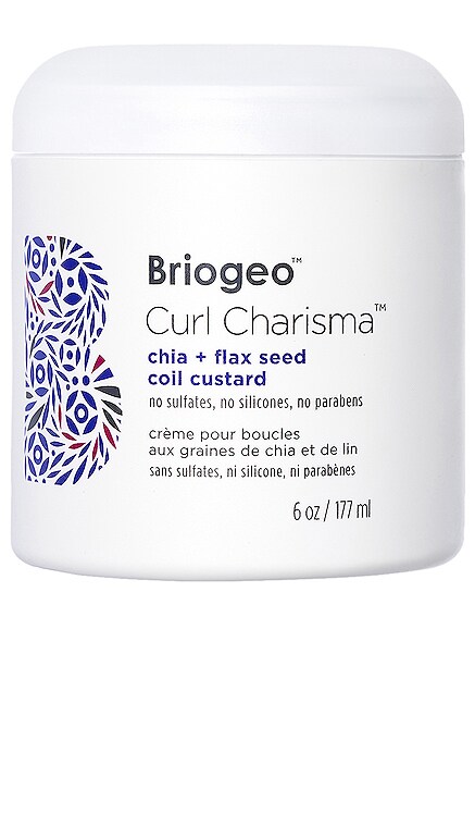 Curl Charisma Chia + Flax Seed Coil Custard Briogeo $26 