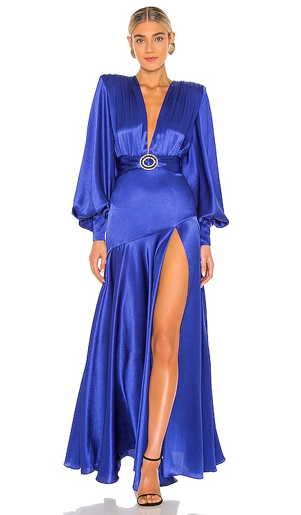 Carmen Indigo Gown Bronx and Banco $680 