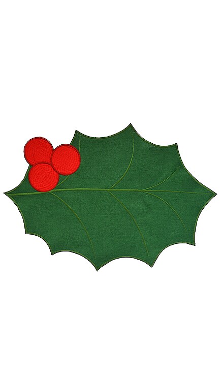 Green Holly Placemat Chefanie