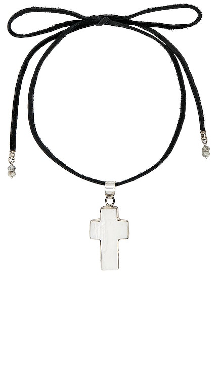 Selvia Mother Of Pearl Cross Necklace Child of Wild