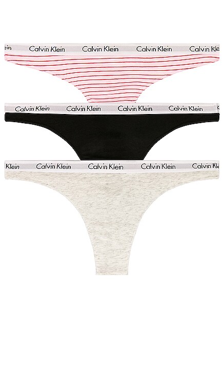 Carousel 3 Pack Thong Calvin Klein Underwear $35 NOUVEAU