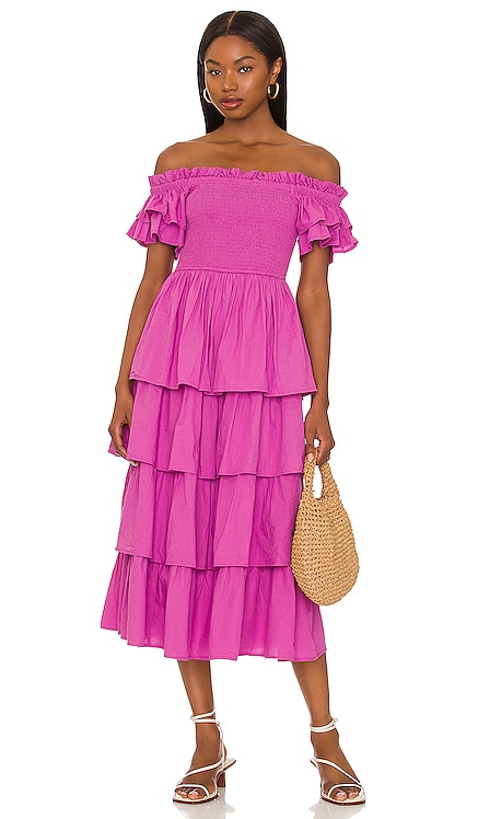 Kaiya Midi Dress Cleobella $248 NEW