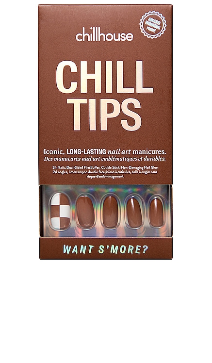 Want S'more Chill Tips Press-on Nails Chillhouse
