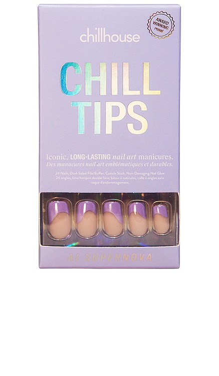 AI SUPERNOVA SQUARE CHILL TIPS PRESS-ON NAILS プレスオンネイル Chillhouse
