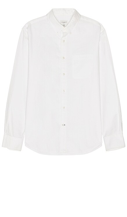 Oxford Solid Long Sleeve Shirt Club Monaco