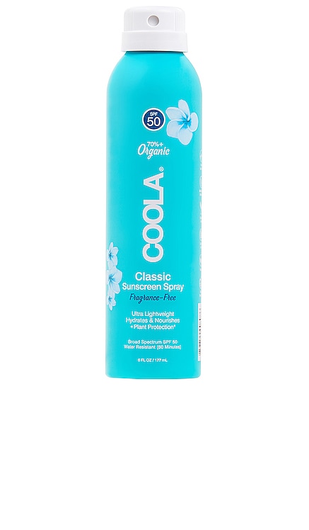 Classic Body Organic Fragrance-Free Sunscreen Spray SPF 50 COOLA