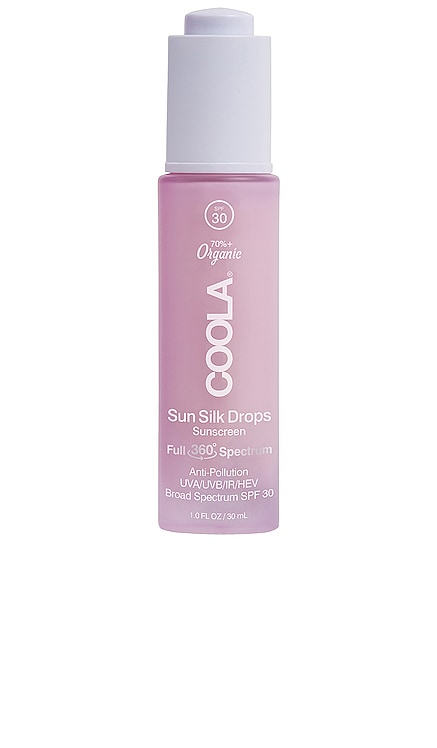 Sun Silk Drops Organic Face Sunscreen SPF 30 COOLA $46 