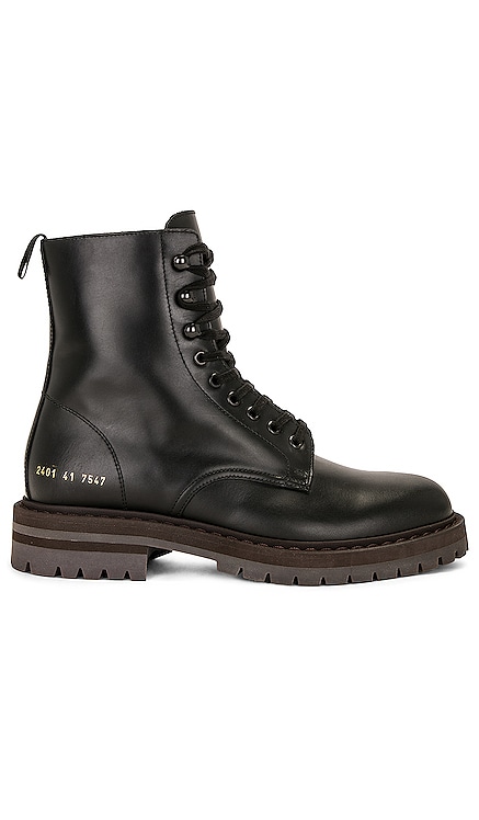 BOTAS LEATHER WINTER COMBAT Common Projects