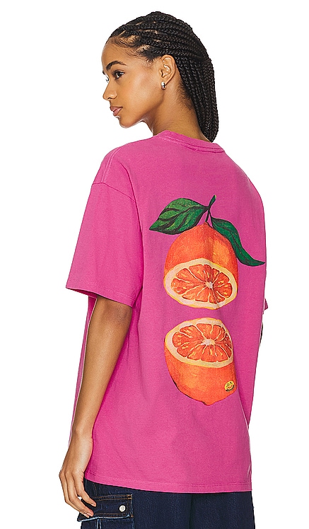 Grapefruit Tee Damson Madder