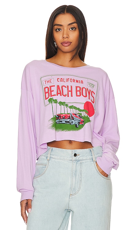 The Beach Boys License Plate Crop Merch Tee DAYDREAMER