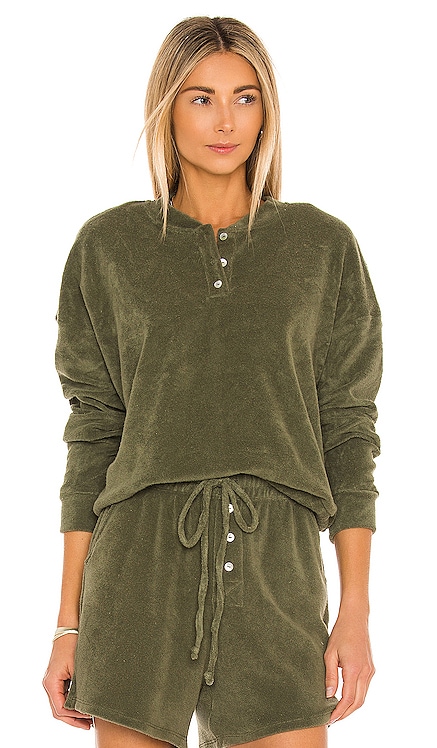 Terry Henley Sweatshirt DONNI. $159 