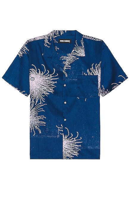 Short Sleeve Hawaiian Shirt DOUBLE RAINBOUU
