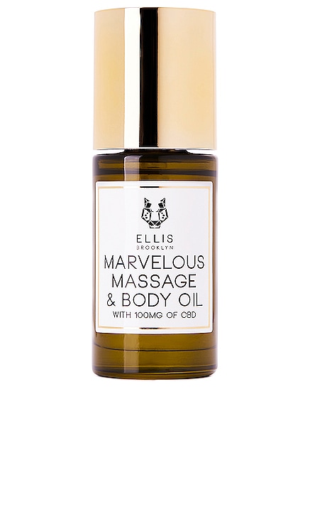 Marvelous CBD Massage and Body Oil Ellis Brooklyn