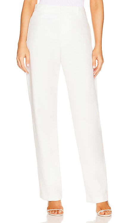 white straight leg pants womens