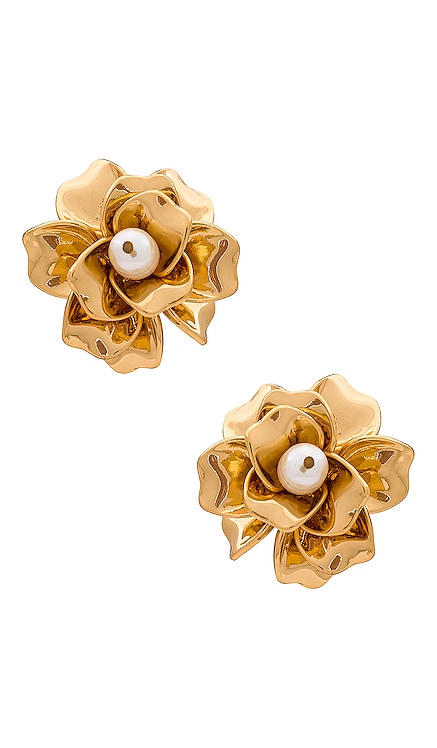 Flower And Pearl Earrings Ettika