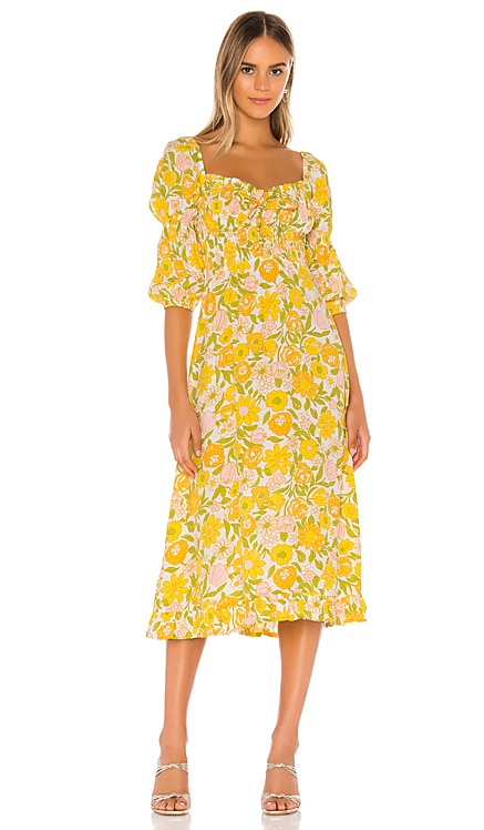 Nora Midi Dress FAITHFULL THE BRAND $114 