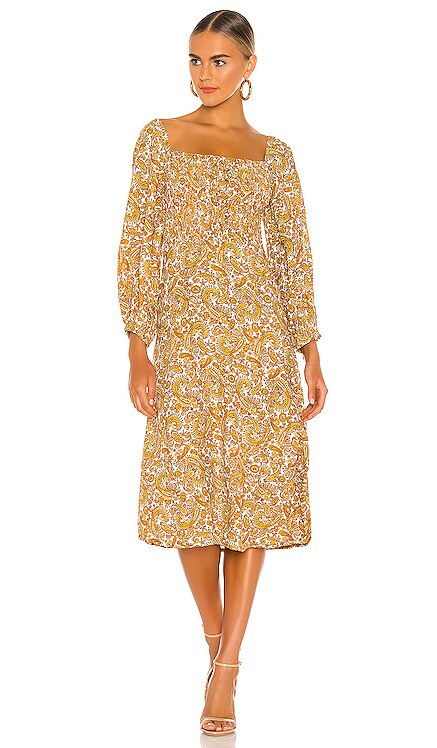 La Romarine Midi Dress FAITHFULL THE BRAND $199 