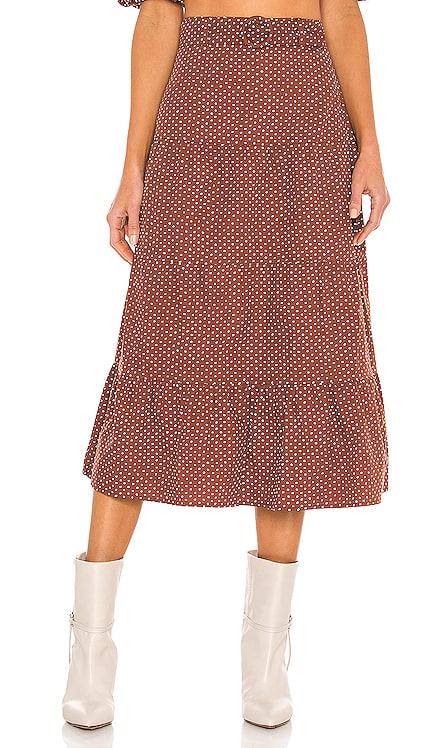 Farida Midi Skirt FAITHFULL THE BRAND $169 