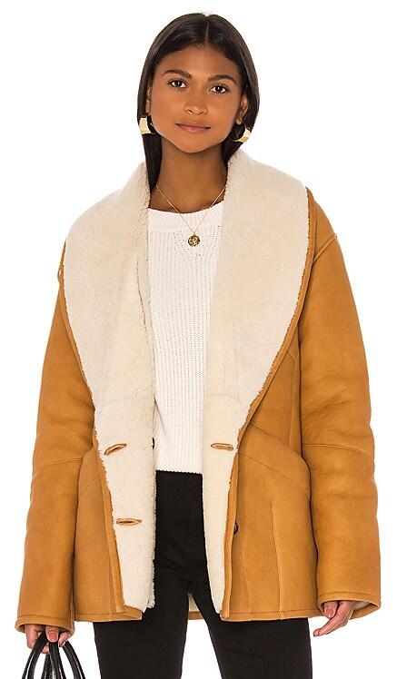 Cocoon Shearling Coat FRAME
