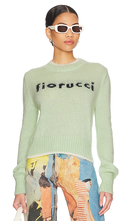Squiggle Logo Knitted Sweater FIORUCCI