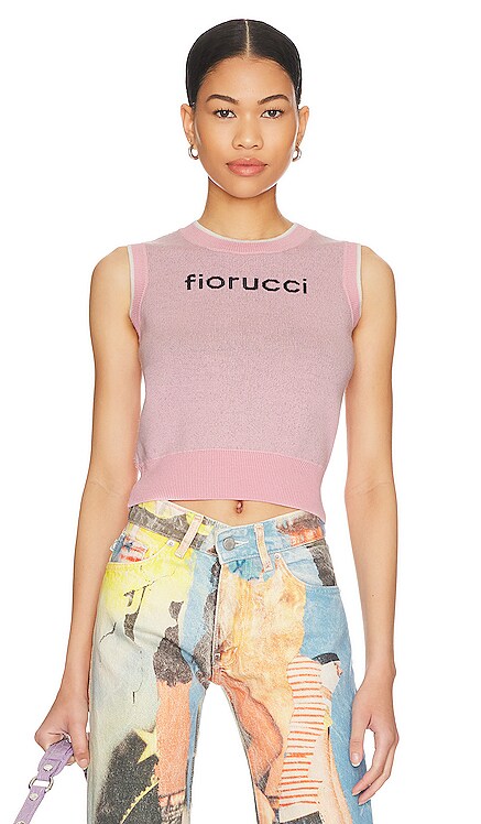 SQUIGGLE LOGO KNITTED トップ FIORUCCI