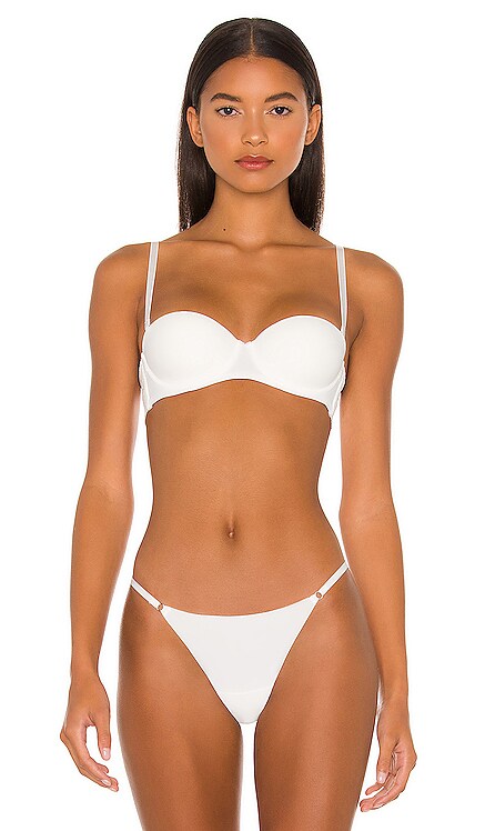 Charlotte Lace Molded Convertible Bra Strapless fleur du mal