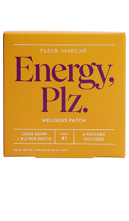 Energy, Plz CBD Patch 4 Count Fleur Marche