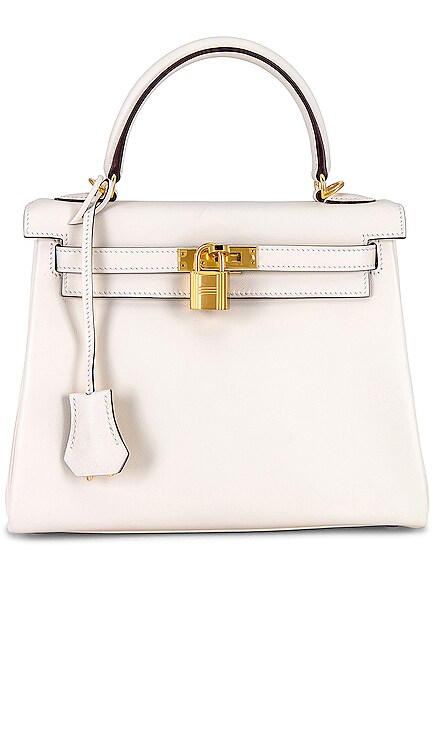 Hermes Kelly 25 Swift Leather Bag FWRD Renew