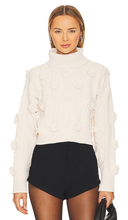 Martina Cropped Sweater For Love & Lemons