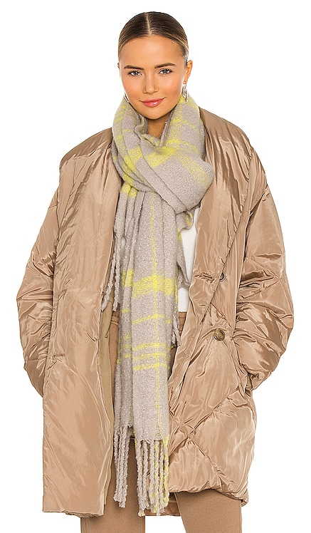 Prep Brushed Plaid Blanket Scarf Free People $29 